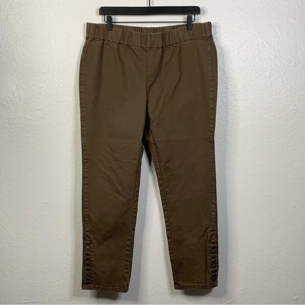 Soft Surroundings Brown Pull-On Jeans